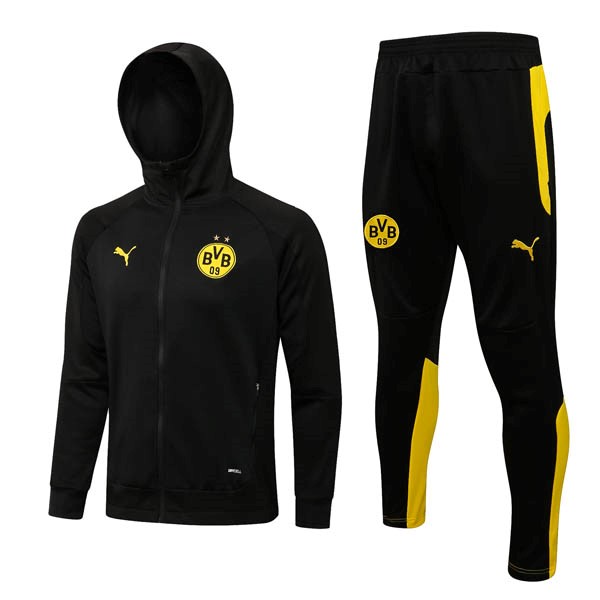 Chandal Con Capucha Borussia Dortmund 2022-23 Negro Amarillo